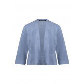Betty Barclay - 4408 1673 Gilet jeans blauw daim look.